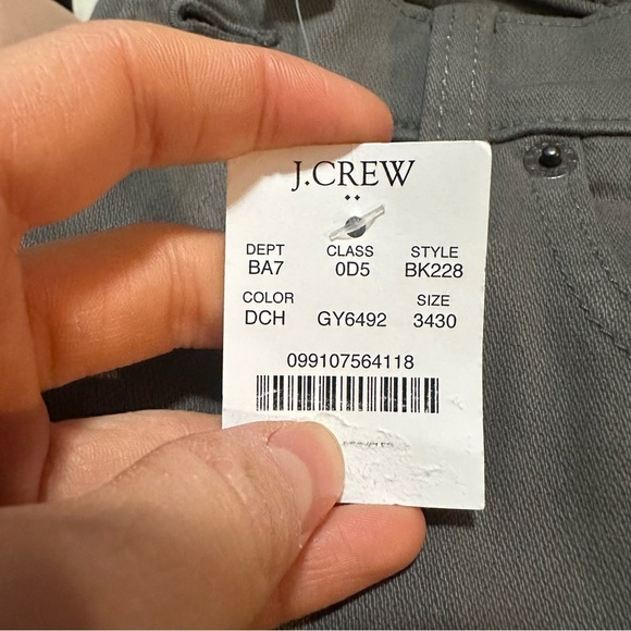 J crew dusty charcoal Slim-fit garment-dyed five-pocket pant - Picture 6 of 6